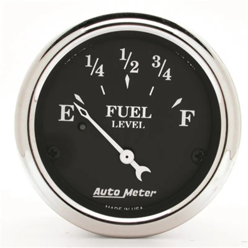 AutoMeter black gauge