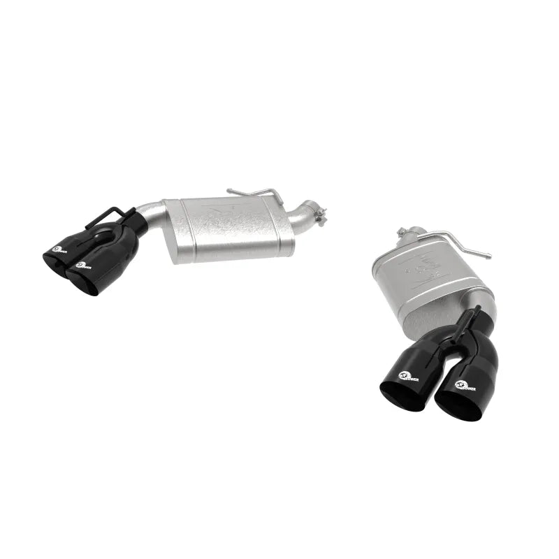 aFe black axle-back exhaust
