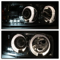 SPYDER headlights close-up