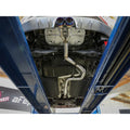 aFe cat-back exhaust installed view