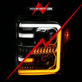 ANZO headlights detail