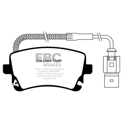 EBC blue auto part