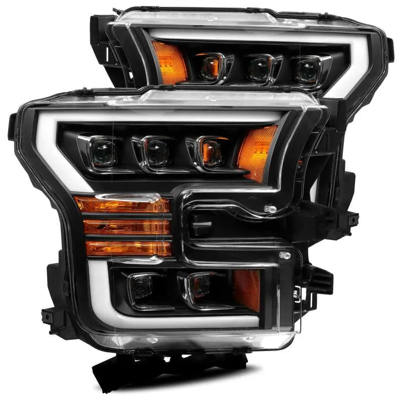 AlphaRex black headlights