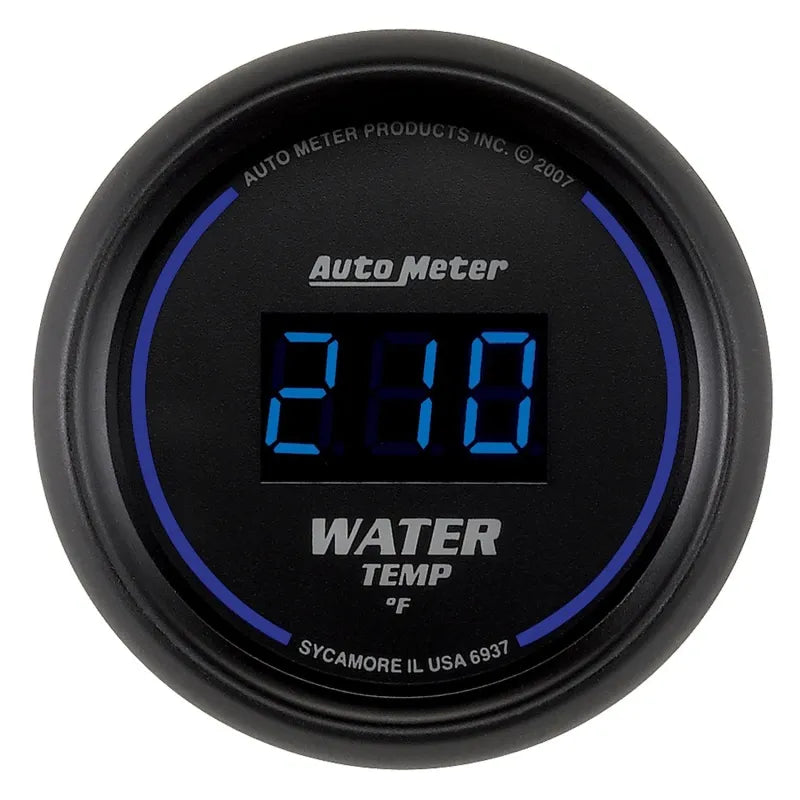 AutoMeter black gauge