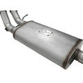 aFe cat-back exhaust installed view