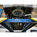 aFe cat-back exhaust close-up