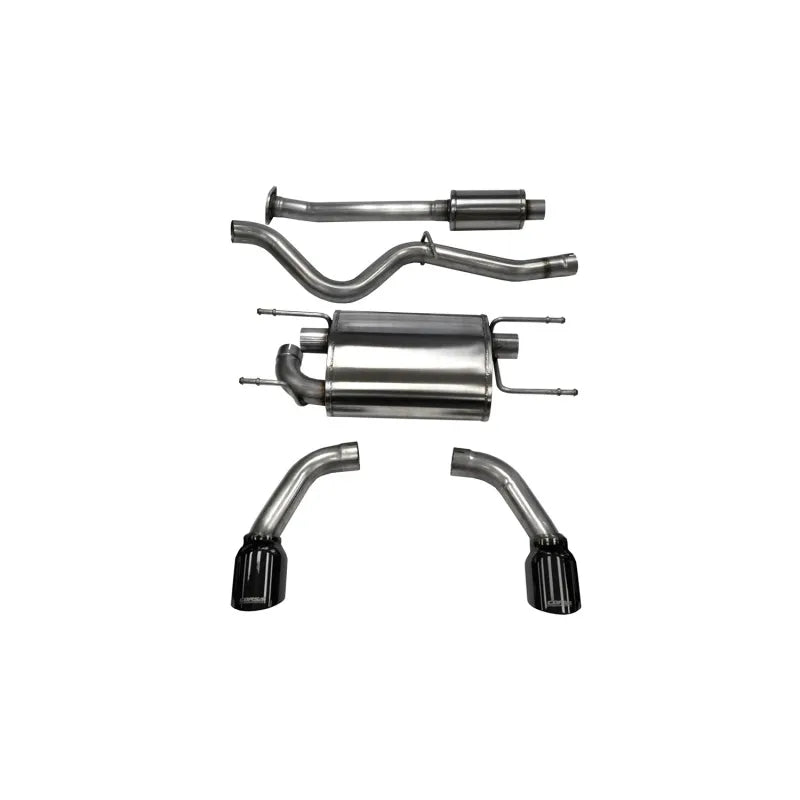 CORSA Performance black cat-back exhaust