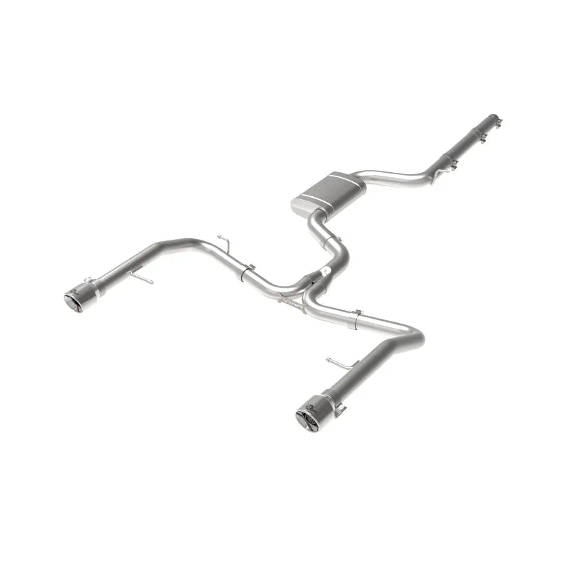 aFe polished cat-back exhaust