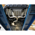 aFe cat-back exhaust close-up