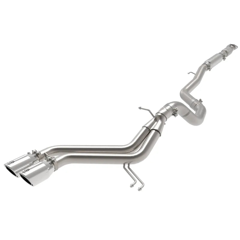 aFe polished cat-back exhaust