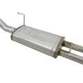 aFe cat-back exhaust detail