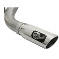 aFe cat-back exhaust detail
