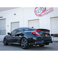aFe cat-back exhaust installed view