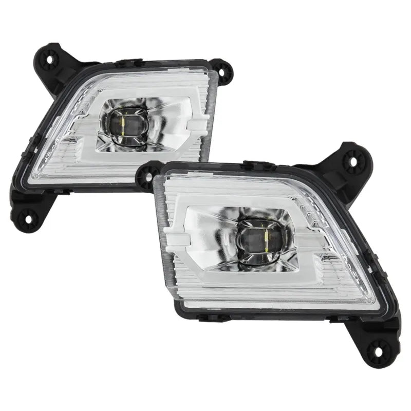 SPYDER silver fog light kit