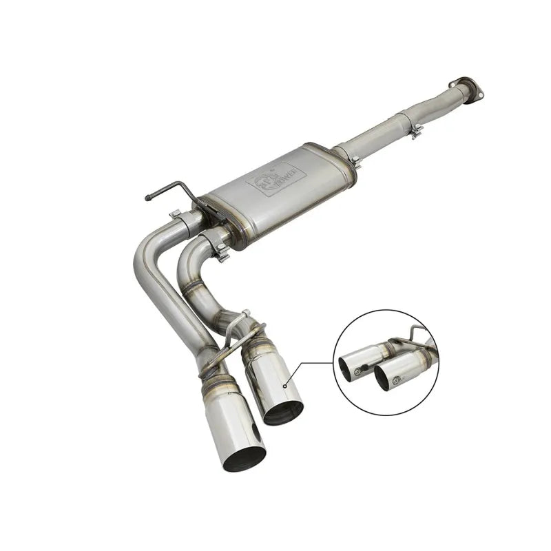 aFe polished cat-back exhaust