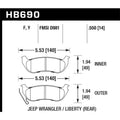 Hawk Performance auto part installed view