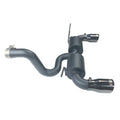 Injen axle-back exhaust installed view