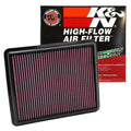 K&N Engineering air filter installed view