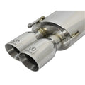 aFe axle-back exhaust detail