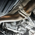 Stainless Works cat-back exhaust close-up