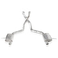 Stainless Works cat-back exhaust installed view