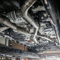 Stainless Works cat-back exhaust close-up
