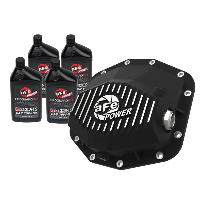 aFe black differential cover