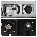 SPYDER headlights close-up