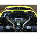 aFe axle-back exhaust detail