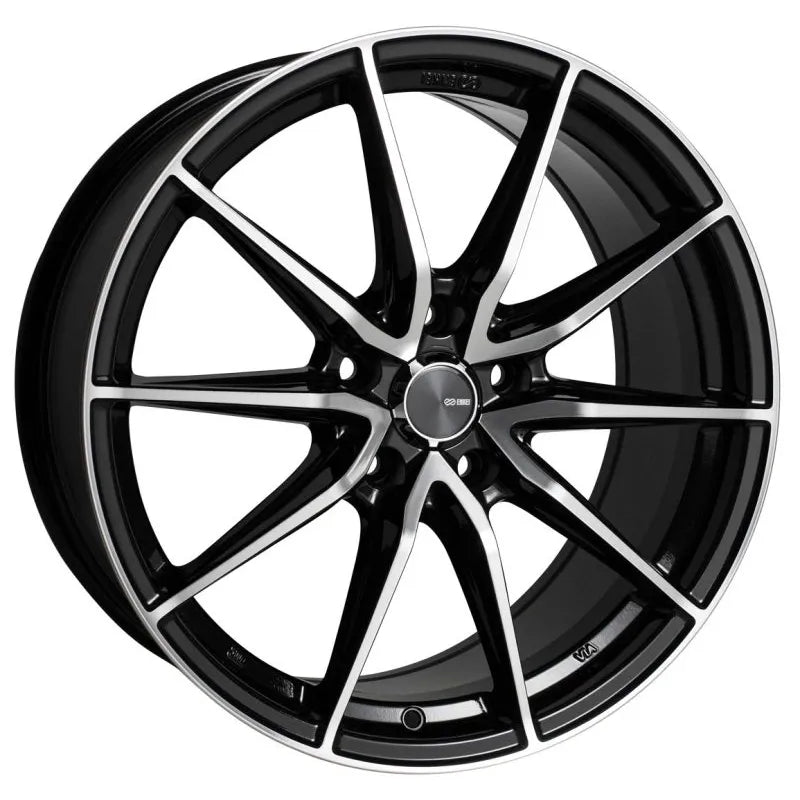 Enkei black auto part