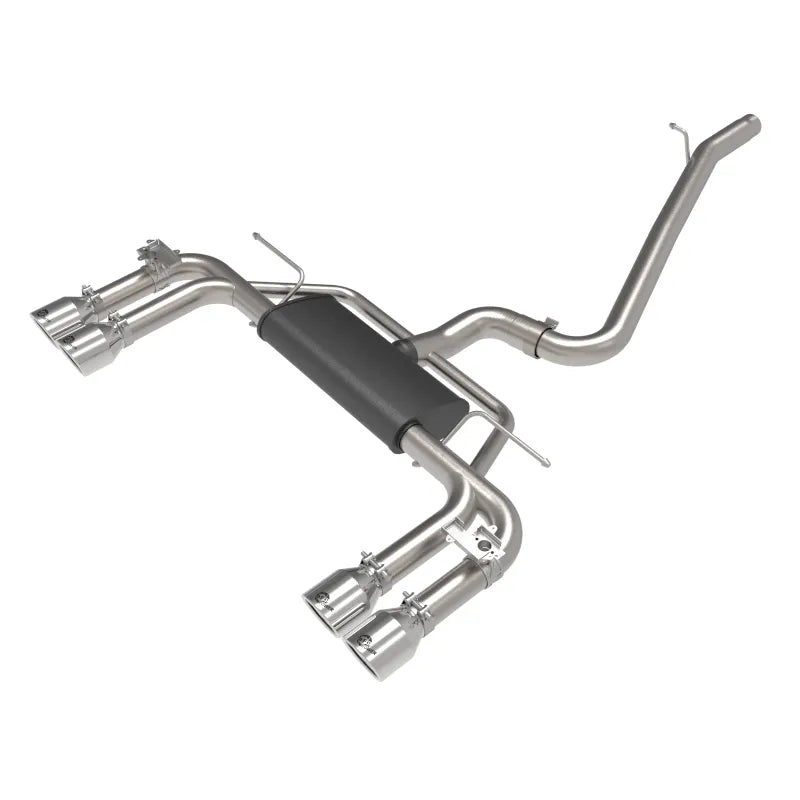 aFe polished cat-back exhaust