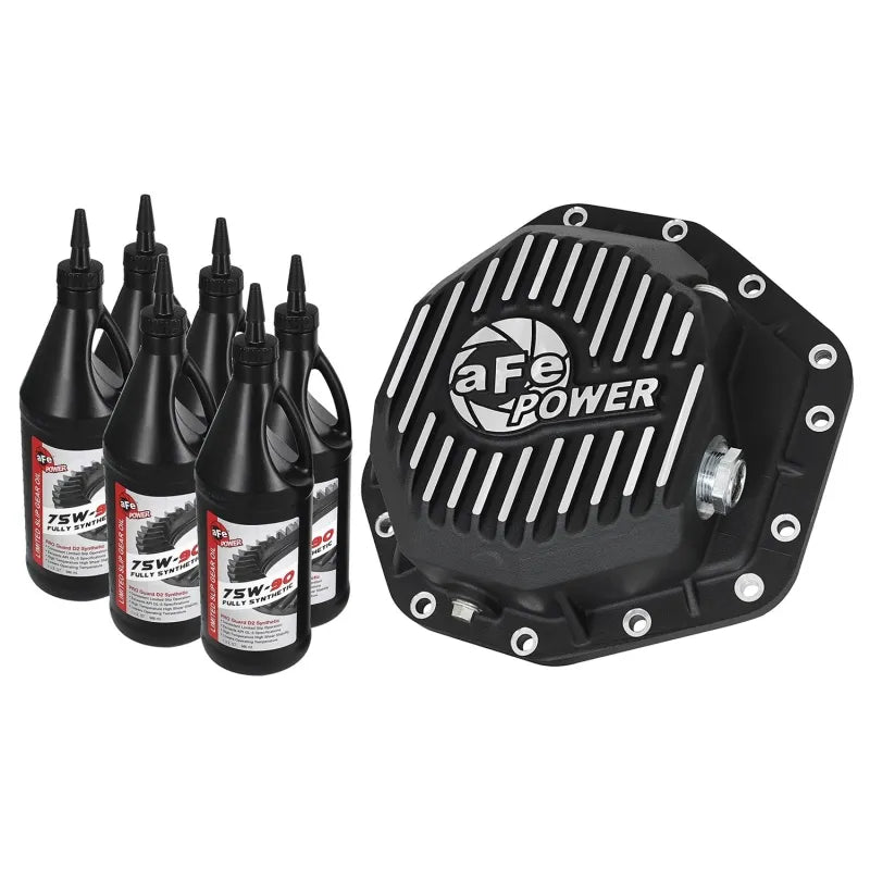 aFe black differential cover