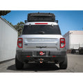 aFe cat-back exhaust installed view