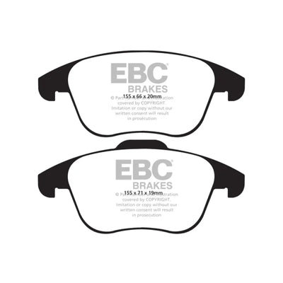 EBC red auto part