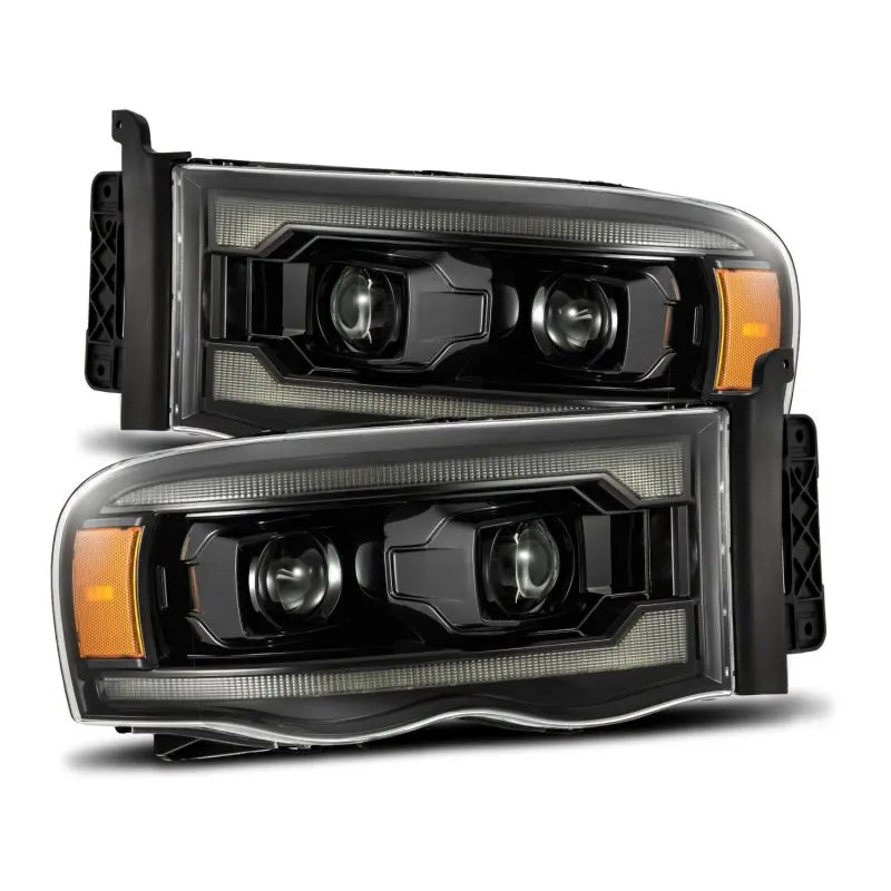 AlphaRex black headlights