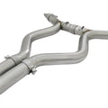 aFe cat-back exhaust detail