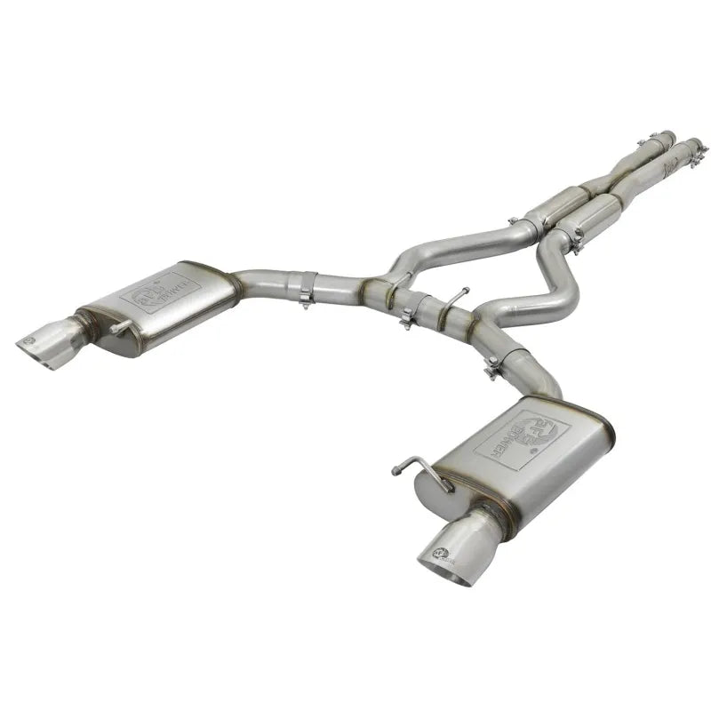 aFe polished cat-back exhaust