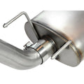 aFe cat-back exhaust close-up