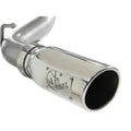 aFe cat-back exhaust installed view