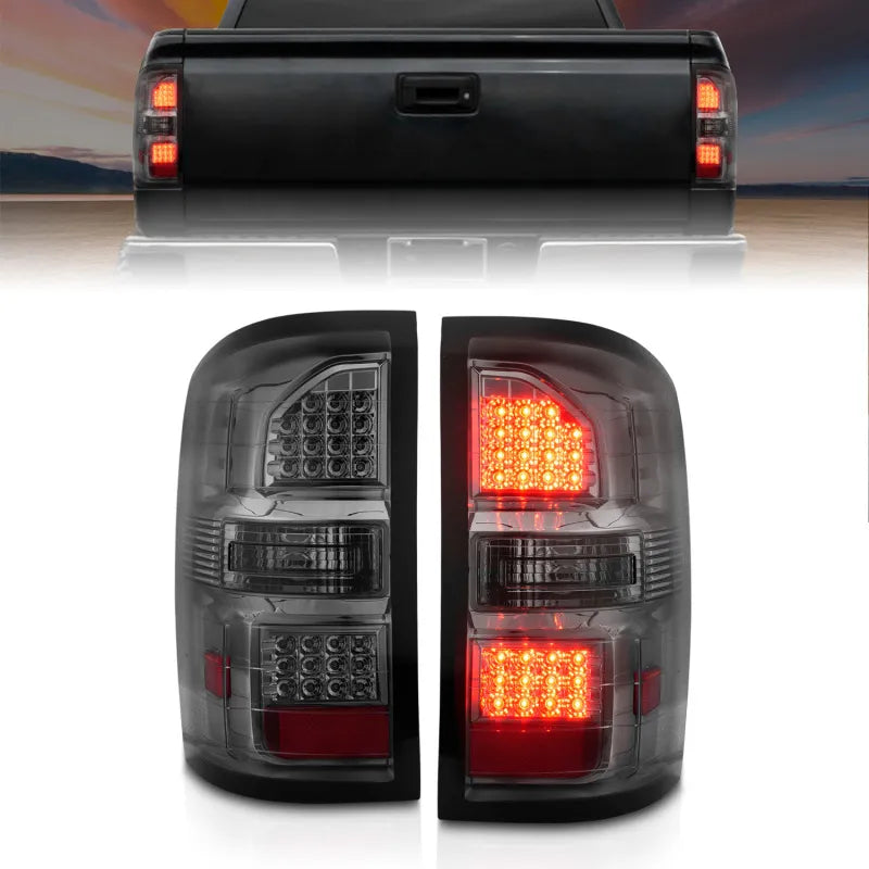 ANZO black tail light