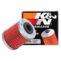 K&N Engineering oil filter installed view