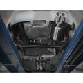 aFe cat-back exhaust close-up