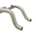 aFe axle-back exhaust installed view