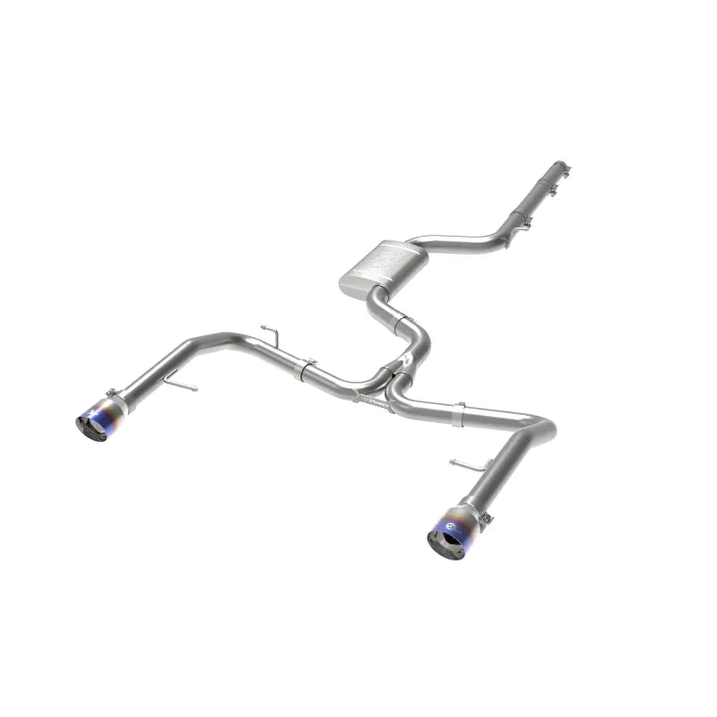 aFe blue cat-back exhaust