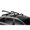 Thule roof rack close-up