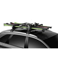 Thule roof rack close-up
