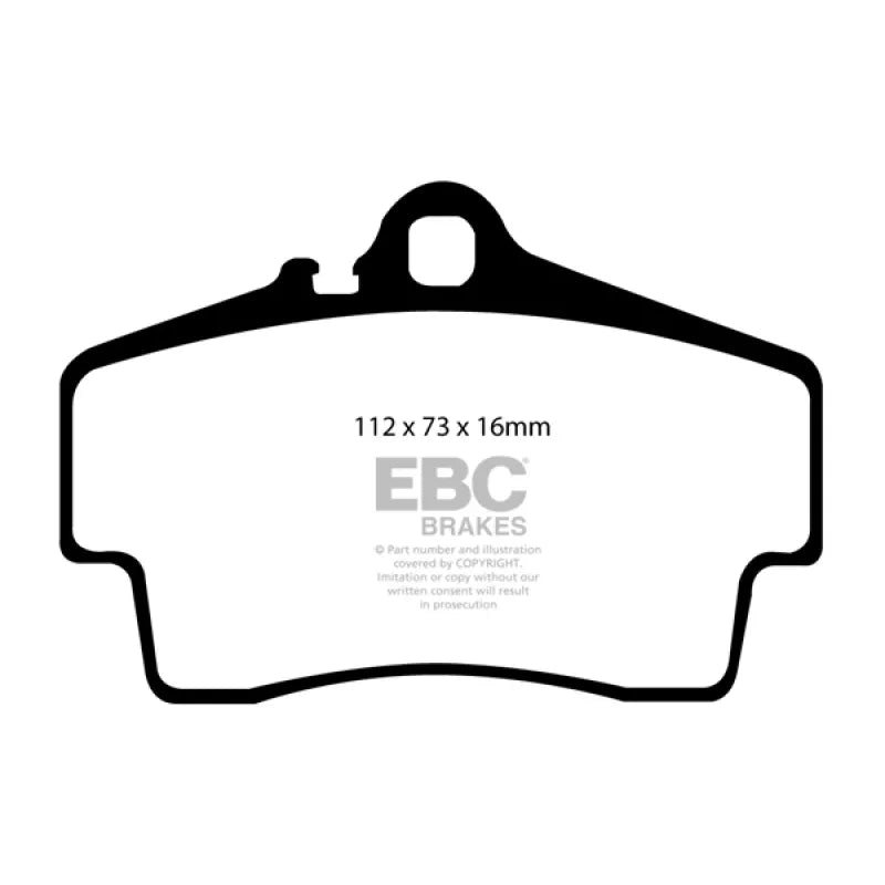 EBC red auto part