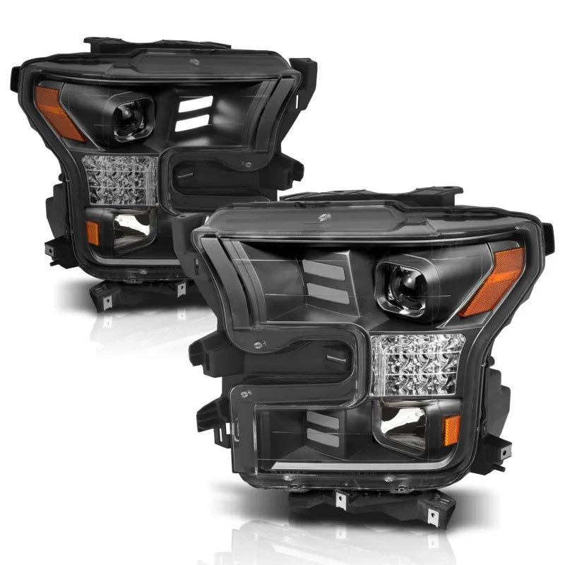 ANZO black headlights