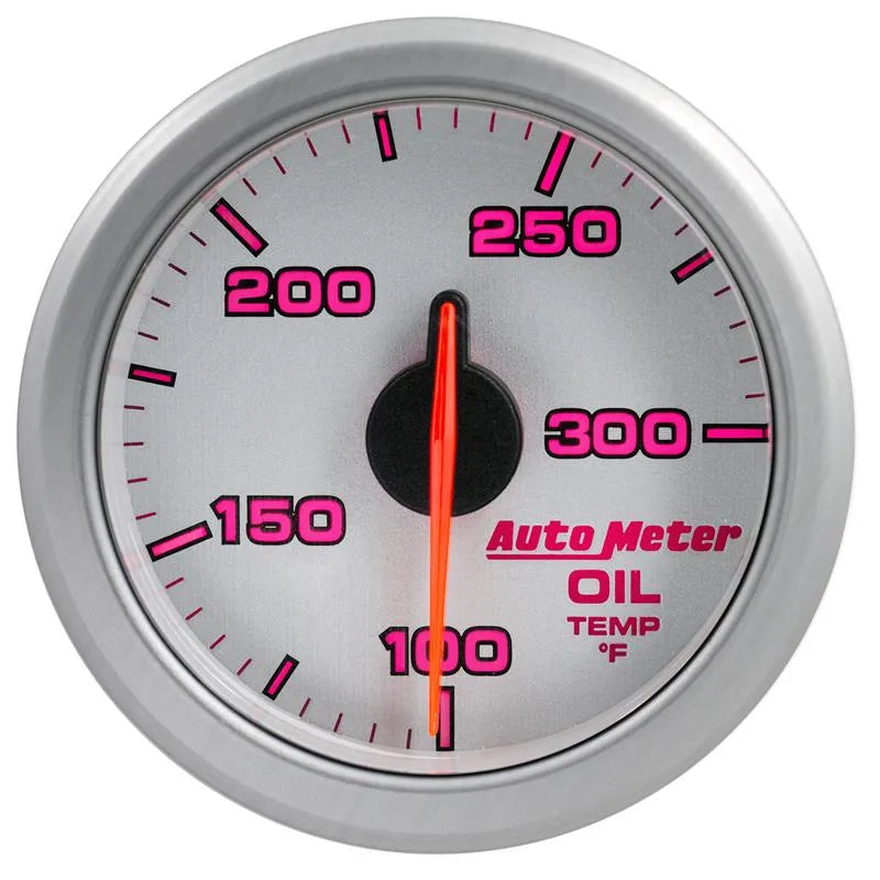 AutoMeter silver gauge