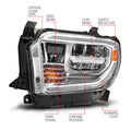 ANZO headlights detail
